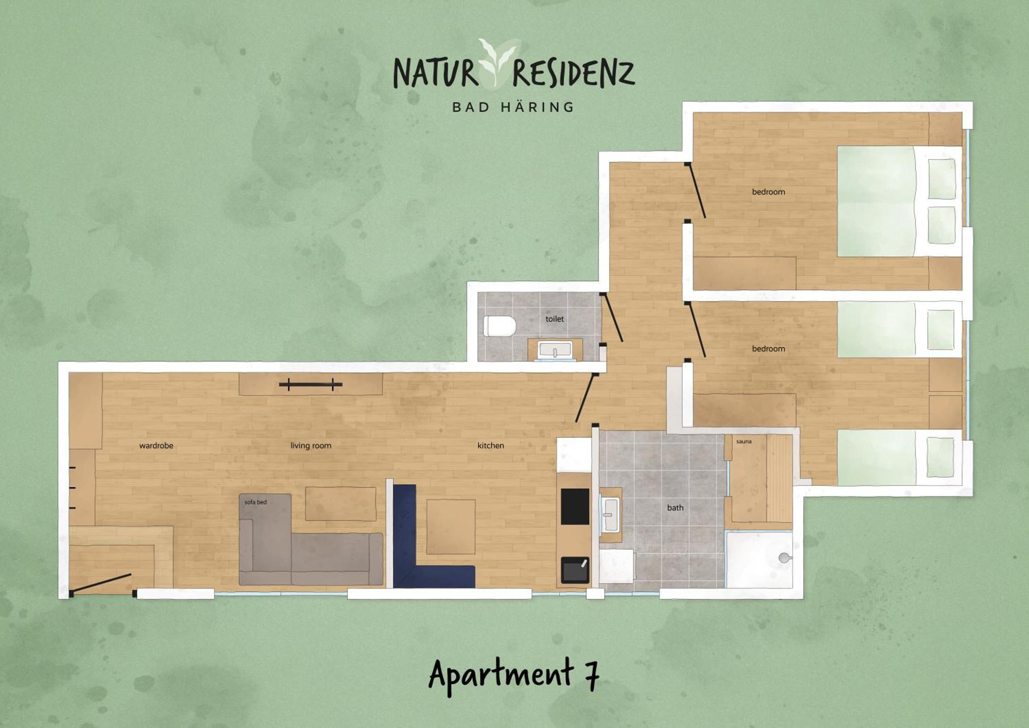 Natur Residenz Bad Haering Ngoại thất bức ảnh